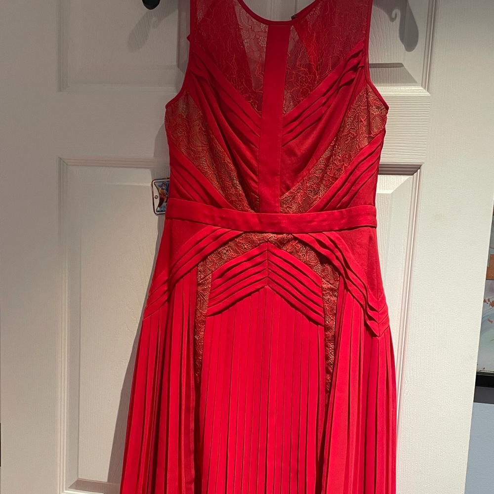 BCBG MaxAzria Coral Red Dress